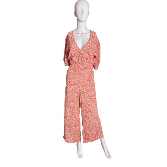 Faithfull The Brand Women's Anika Jumpsuit in Mathiola Floral Size M
